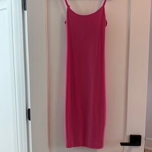 Pink Sleeveless bodycon Dress